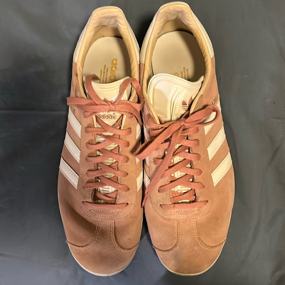 Pink Adidas Gazelles size 11 women’s